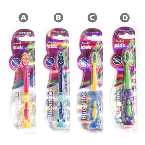 CEPILLO DE DIENTES PARA NIÑOS BUCARINE UND d1