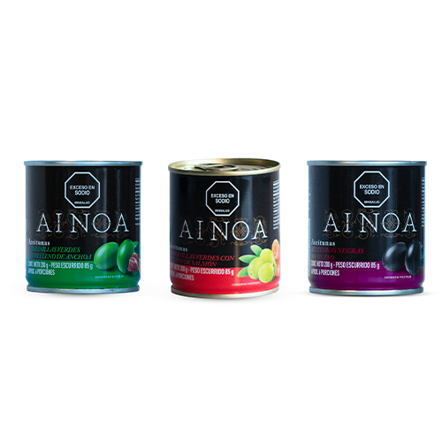 ACEITUNA EN LATA AINOA 200 GR