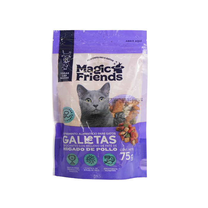 GALLETAS PARA GATOS MAGIC FRIENDS 75G