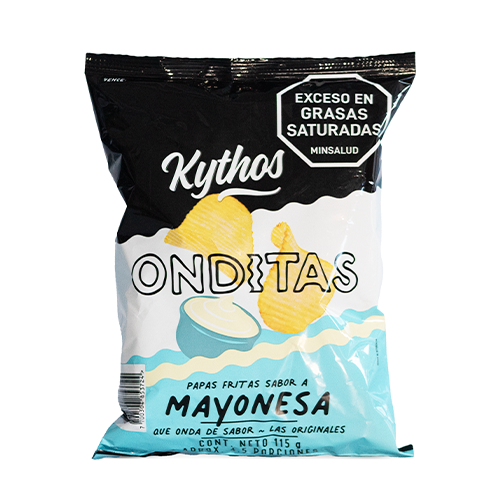 PAPAS ONDITAS MAYONESA KYTHOS 115 GR