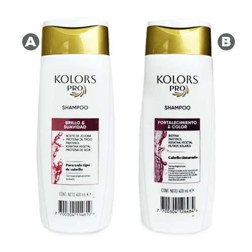 SHAMPOO KOLORS SURTIDO 400 ML