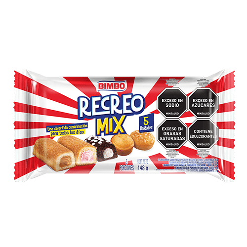 RECREO MIX BIMBO 5 UND 148 G