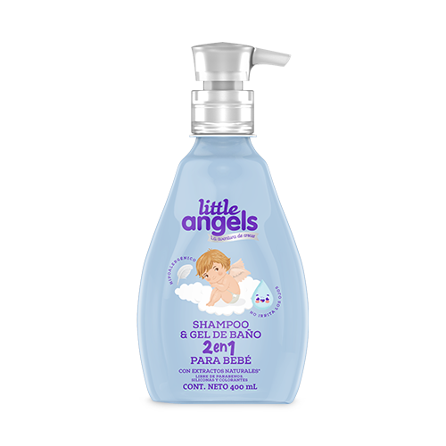 SHAMPOO GEL DE BAÑO LITTLE ANGELS 400ML