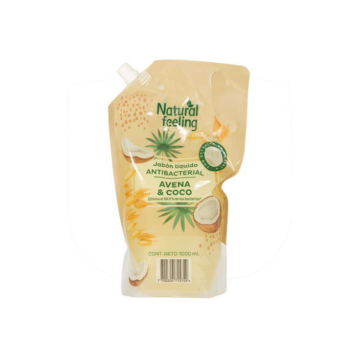 JABÓN LÍQUIDO NF AVENA Y COCO 1000ML