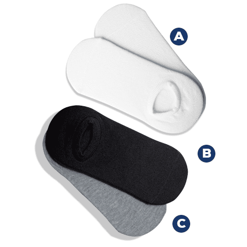 MEDIAS HOMBRE INVISIBLE 20.09 X 2 PARES