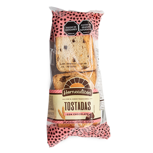 TOSTADA CHOCOLATE HORNEADITOS 100 GRS