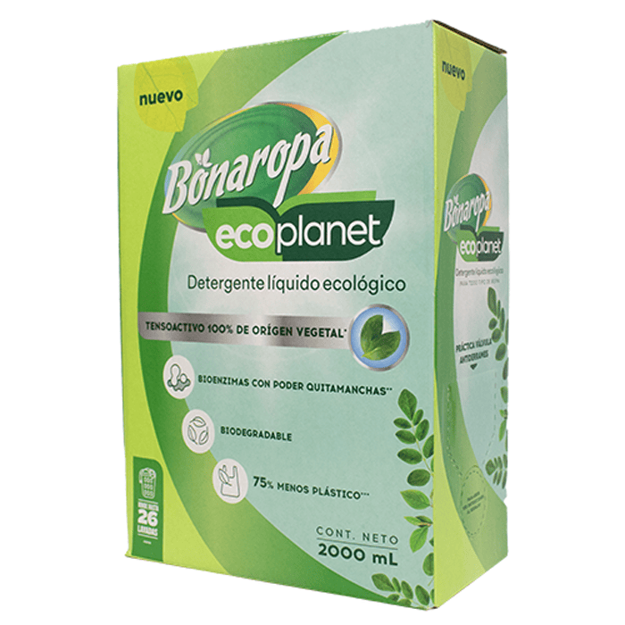 DETERGENTE LÍQUIDO BONAROPA ECOPLANET 2L