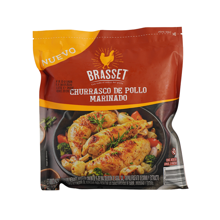 CHURRASCO DE POLLO BRASSET 500G