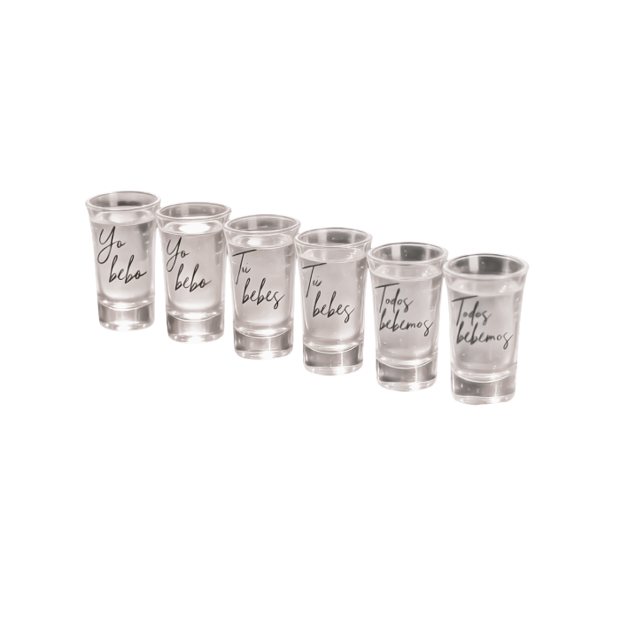 COPAS TIPO SHOT X 6 UDS